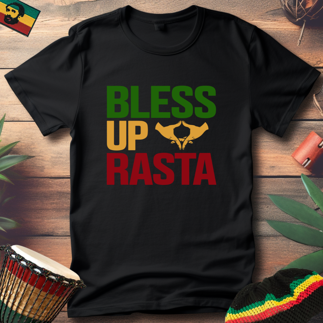 Bless Up Rasta Hands T-Shirt