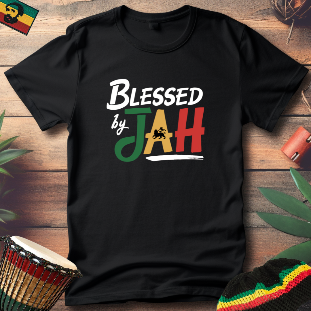 Blessed By Jah Lion T-Shirt