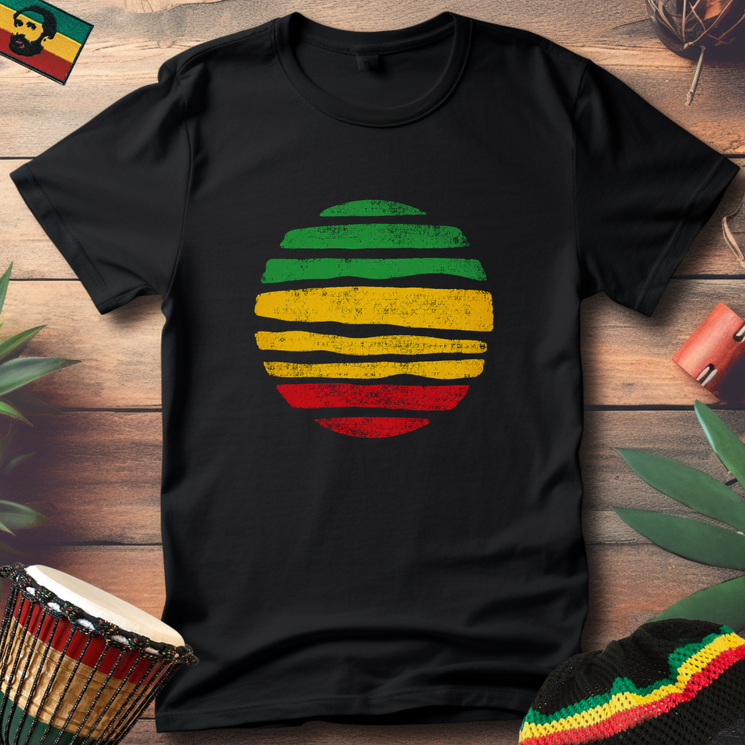 Rasta Jungle Sunset T-Shirt