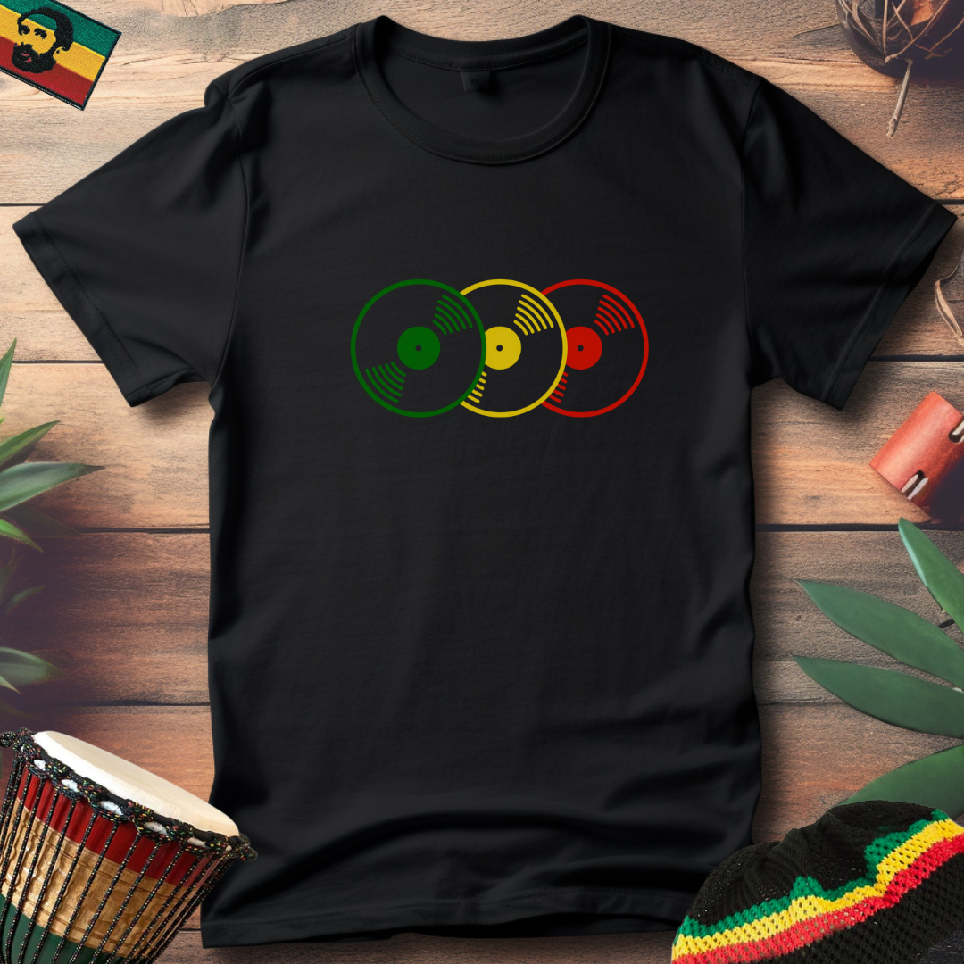Rasta Vinyl Trio T-Shirt