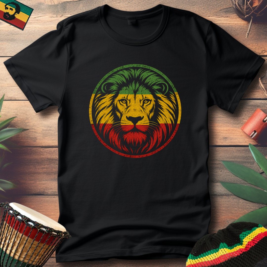 Jah Lion Rising T-Shirt