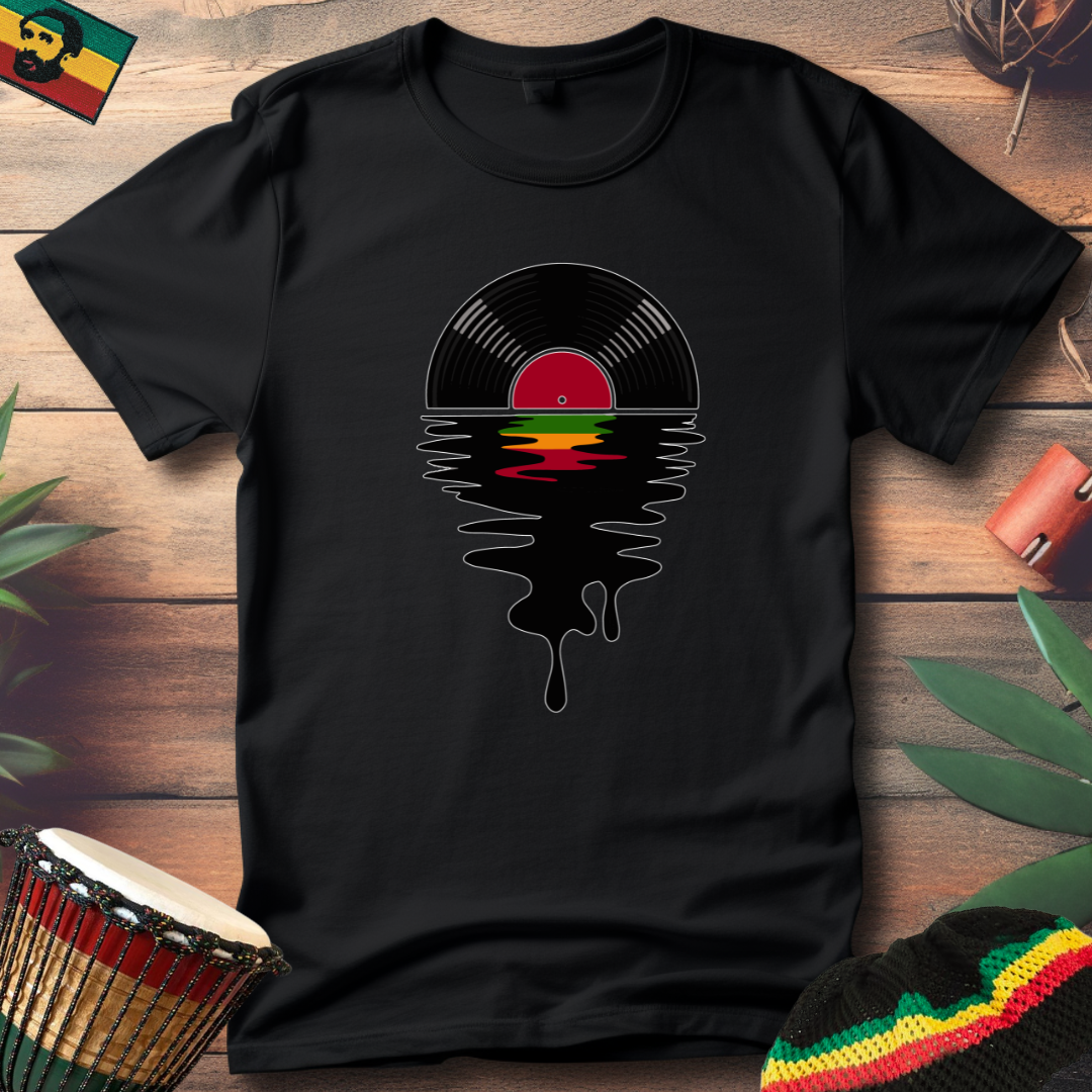 Melting Reggae Vinyl T-Shirt